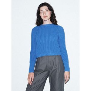American Apparel Cropped Fisherman Sweater, XL
